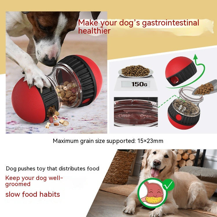 Smart Bite Interactive Food Dispensing Dog Toy – Slow Feeder Puzzle Ball
