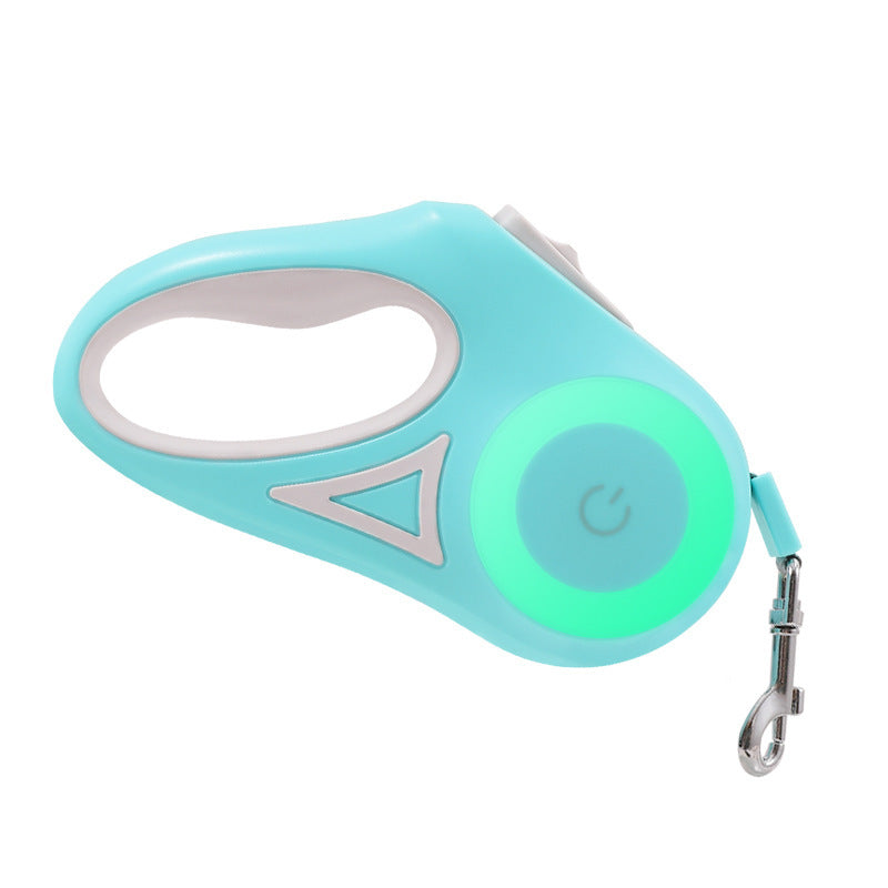 Glow Walk LED Retractable Dog Leash – Night-Safe No-Tangle Lead