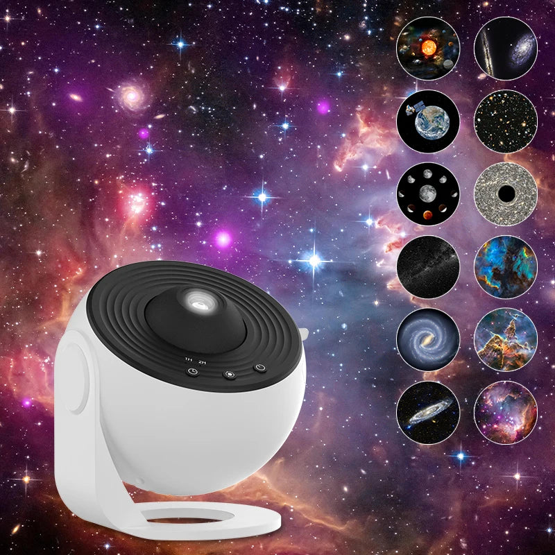Galaxy Star Projector | 360° Rotating Night Light