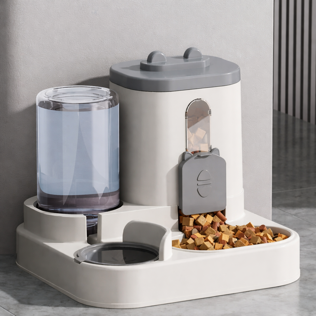 Hydra Bowl Smart Gravity Pet Feeder & Water Dispenser – No-Spill Automatic Bowl
