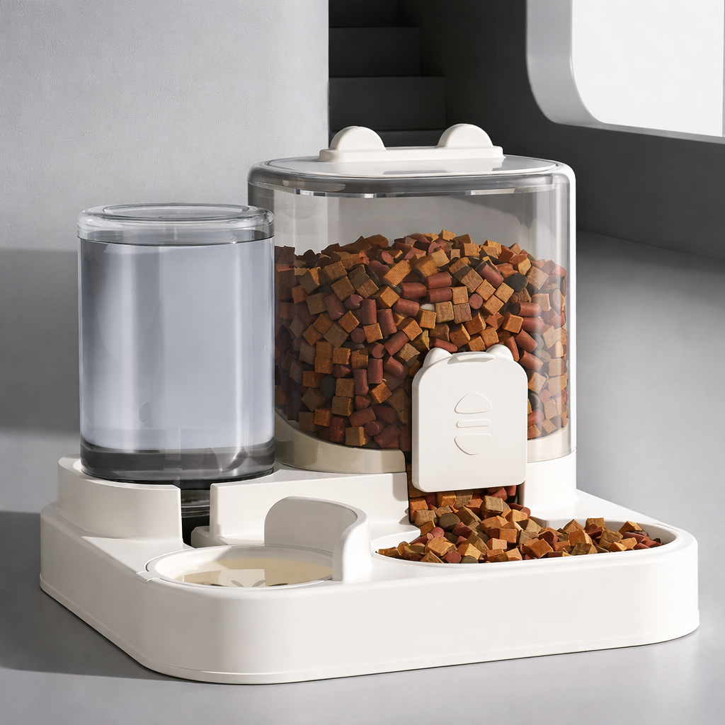 Hydra Bowl Smart Gravity Pet Feeder & Water Dispenser – No-Spill Automatic Bowl