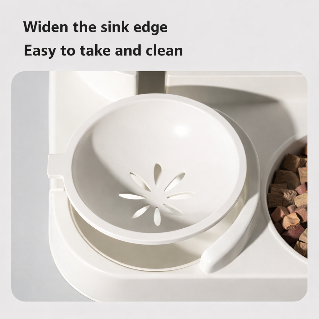 Hydra Bowl Smart Gravity Pet Feeder & Water Dispenser – No-Spill Automatic Bowl