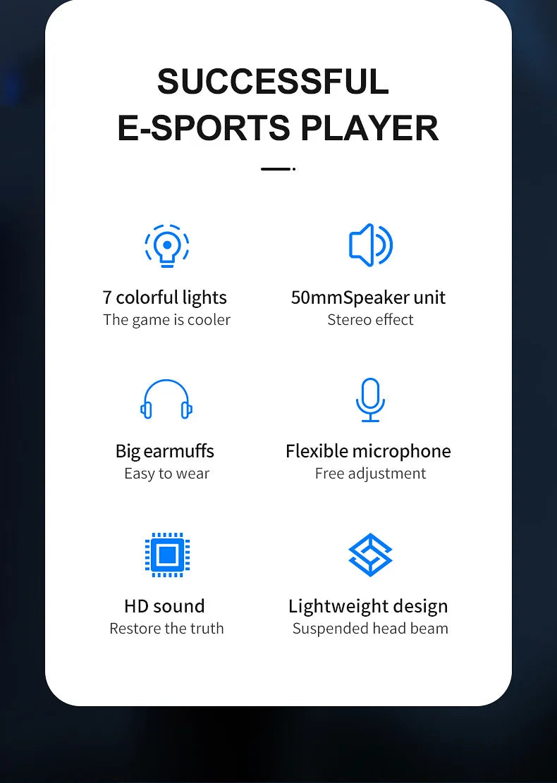 G60 RGB Gaming Headset - Hear Every Detail, Feel Every Battle