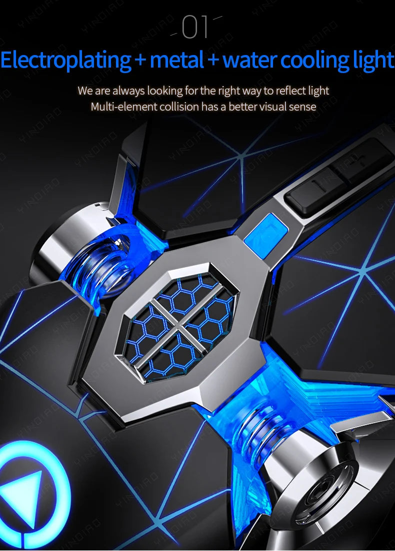 Ergonomic RGB Wired Gaming Mouse 3200DPI | Silent LED Backlit USB Optical Mouse with 6 Buttons for PC, Laptop & Gamers