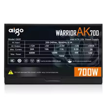 Aigo AK RGB Power Supply 500W–1000W | Gaming ATX PSU with 120mm Fan