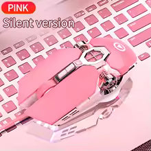 Ergonomic RGB Wired Gaming Mouse 3200DPI | Silent LED Backlit USB Optical Mouse with 6 Buttons for PC, Laptop & Gamers