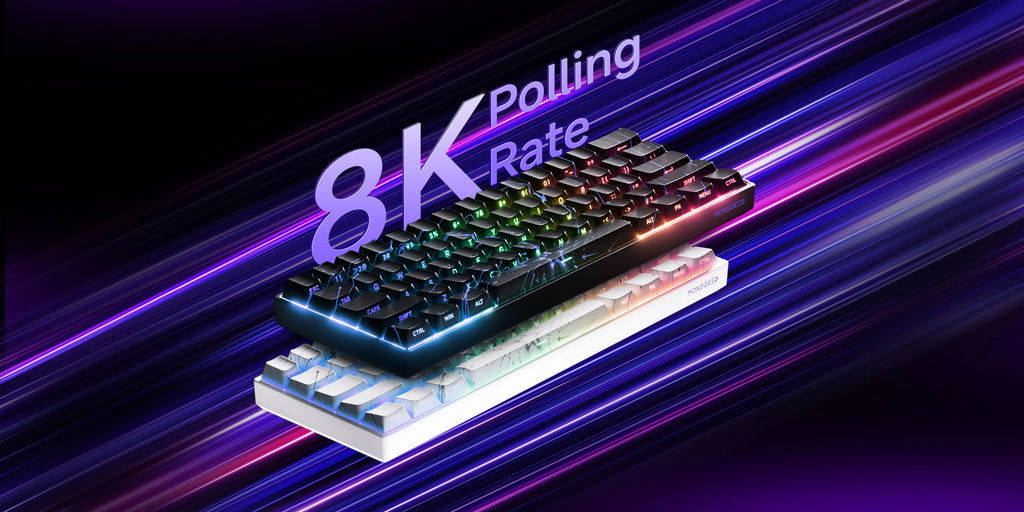 Pro-Level Precision: AKKO x MONSGEEK FUN60 PRO & MAX Wireless 60% Mechanical Keyboard with Magnetic Switches & Customizable RGB
