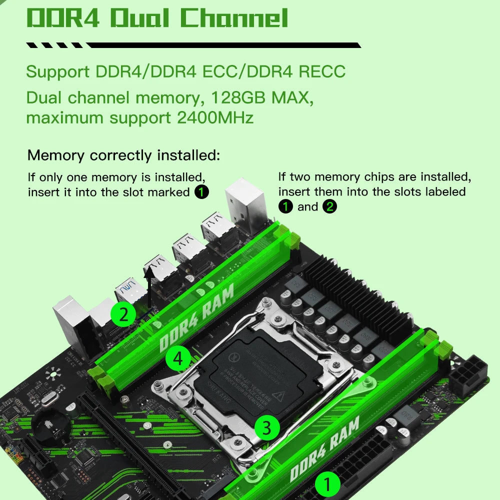 MACHINIST X99 PR9 Motherboard | LGA 2011-3 Intel Xeon E5 V3/V4 Support | DDR4 RAM