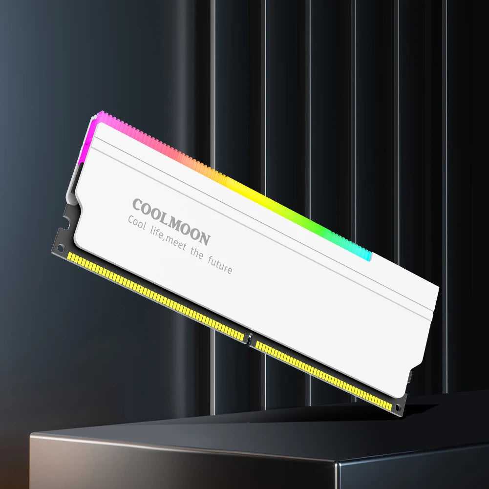 ARGB RAM Heatsink Cooler | 5V Sync Aluminum Memory Cooler (DDR3/DDR4/DDR5)
