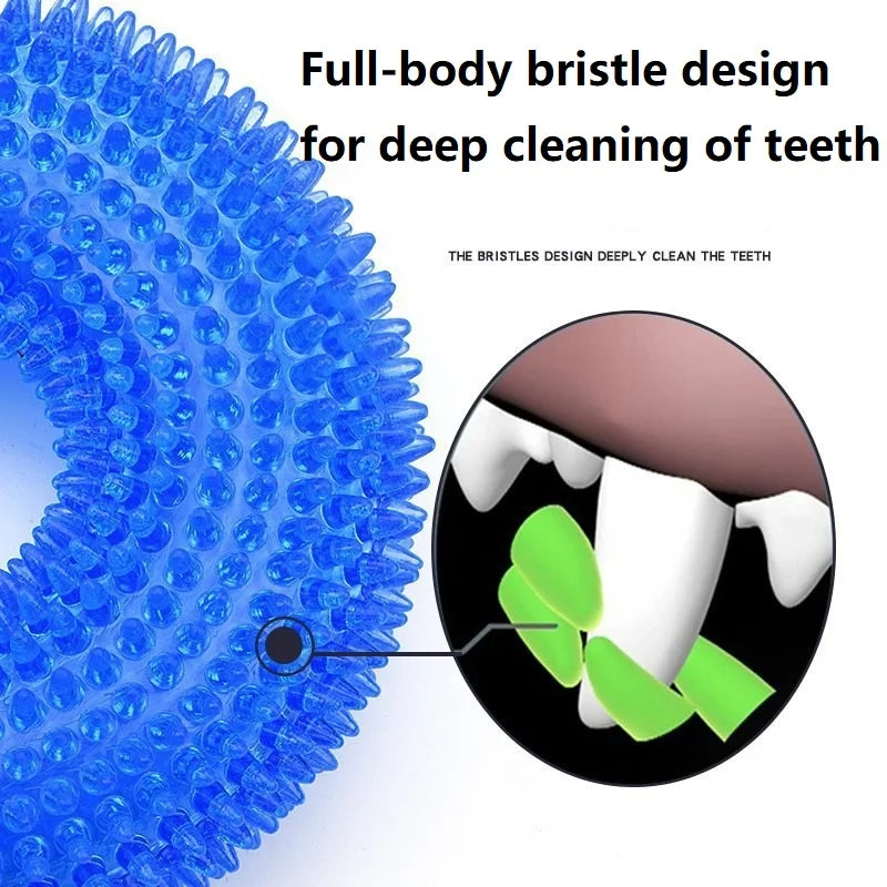 Indestructible Dog Teether & Training Toy – TPR Molar Chew for Large Dogs | GWJ16