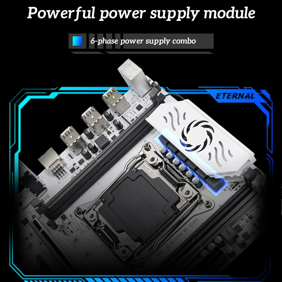 SOYO X99 Gaming Motherboard | LGA 2011-3 | Supports Xeon E5 Series | Dual-Channel DDR4