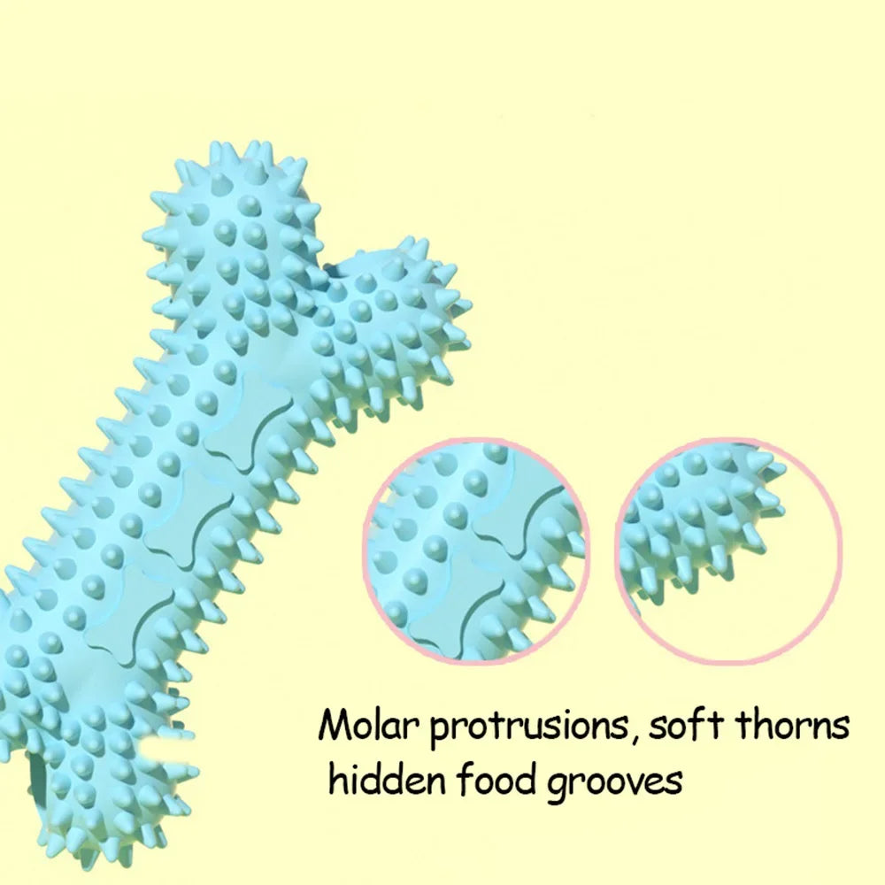 Durable Dog Chew Toy for Small Dogs | Indestructible Teeth Cleaning & Training Toy – Tough Rubber Pet Supply