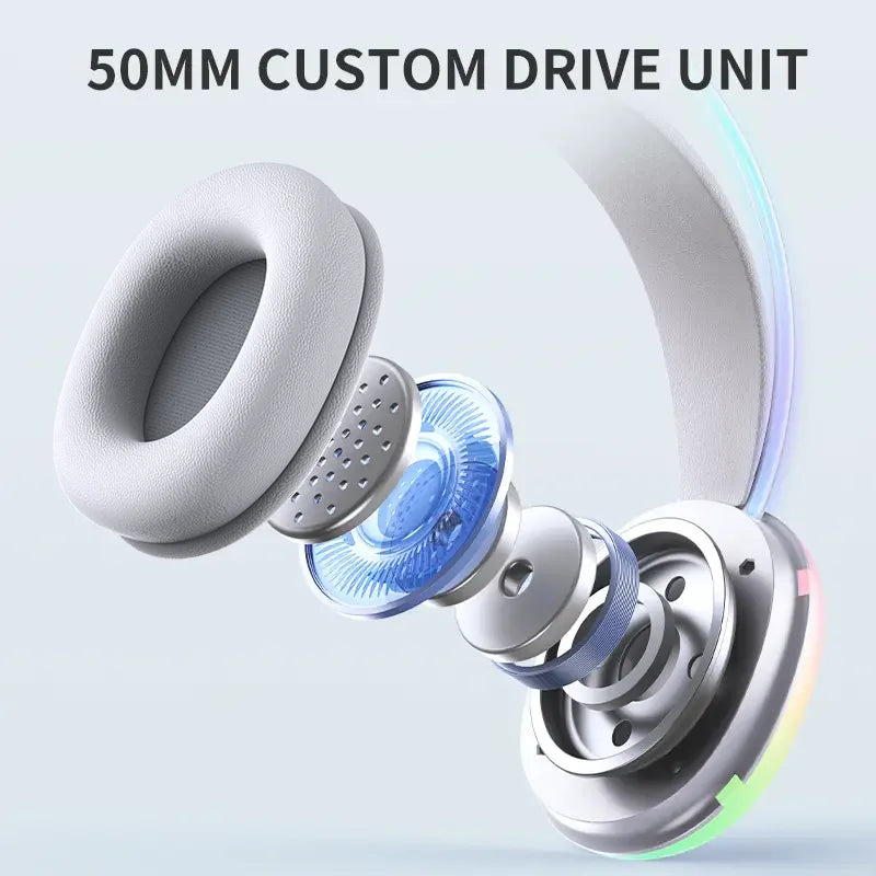 ONIKUMA RGB Gaming Headset | Esports Surround Sound Headphones with Mic & LED Lights