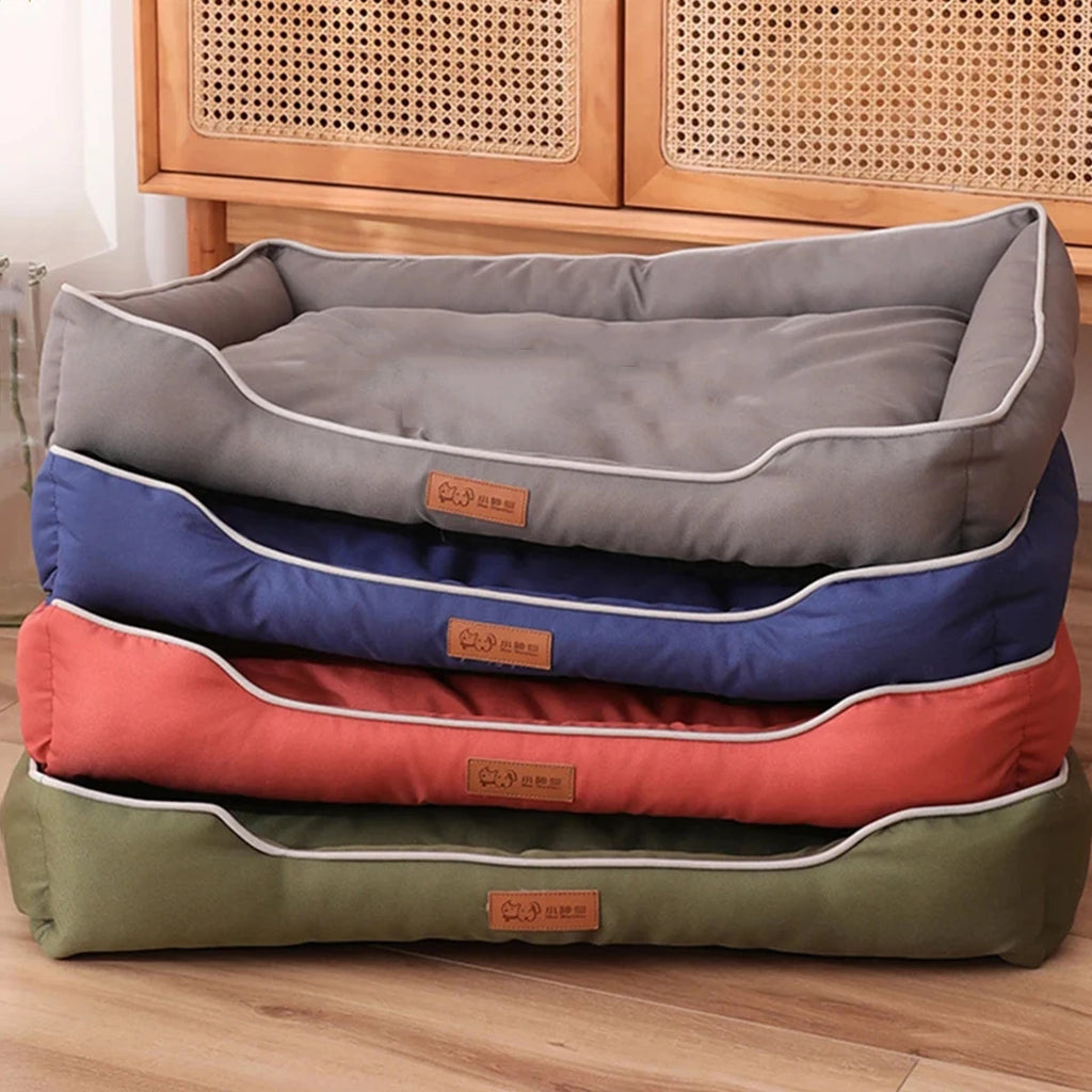 Four-Season Waterproof Dog Bed – Soft Thickened Pet Mattress & Sofa | Bite-Resistant Cat & Dog Bed