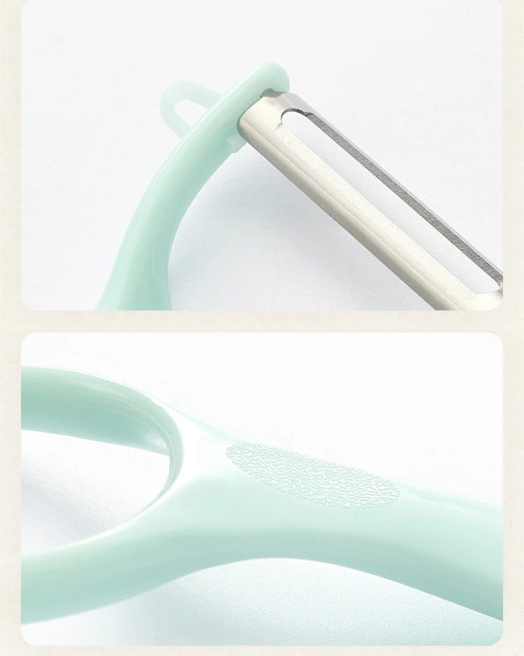 Stainless Steel Fruit & Vegetable Peeler - Sharp, Durable & Easy Grip