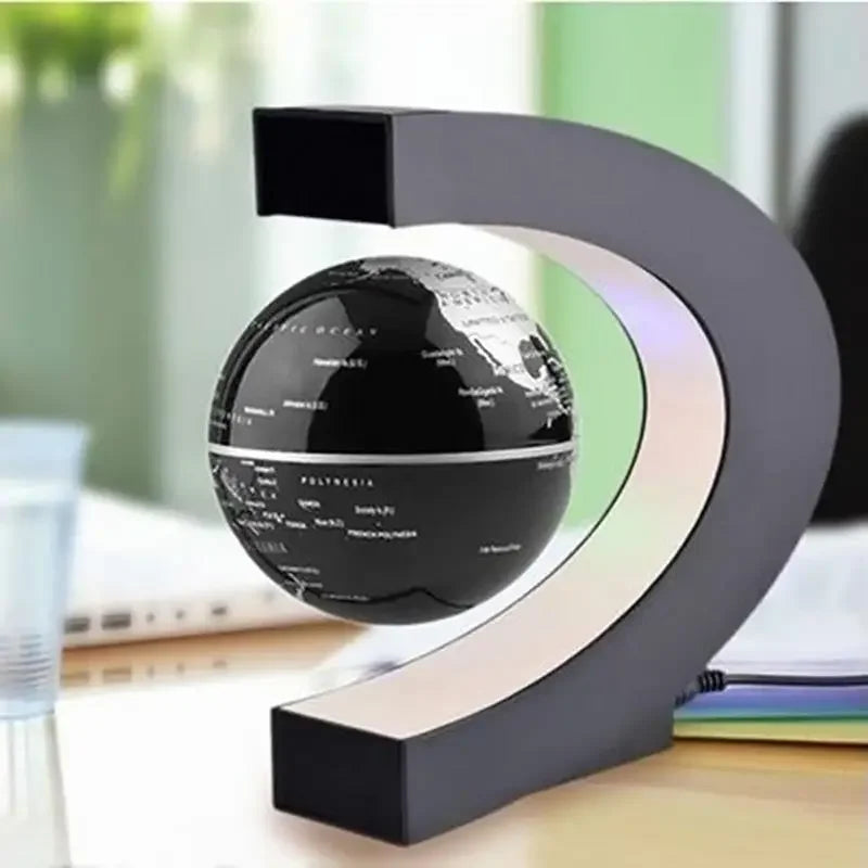 Magnetic Floating Levitating Globe Lamp | LED Anti-Gravity World Map Desk Decor | Unique Gift for Home & office
