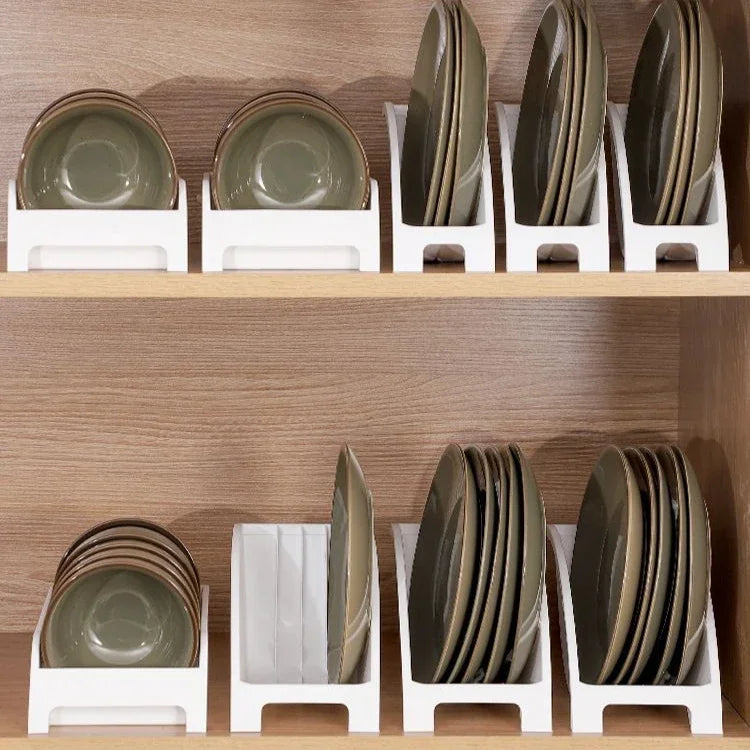 Adjustable Space-Saving Kitchen Rack | Multifunctional Dish & Bowl Organizer for Sink or Countertop