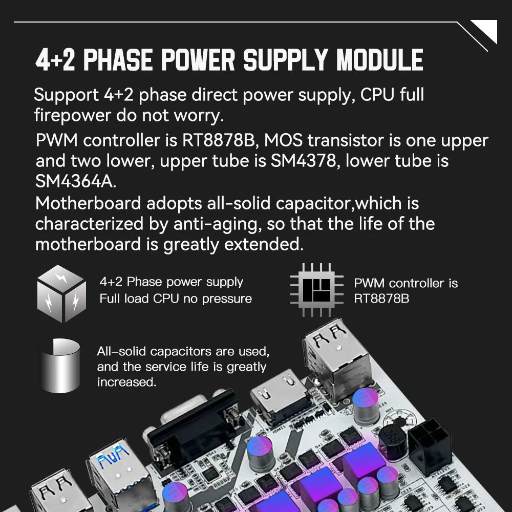 MACHINIST B450 Motherboard | AM4 Socket | Dual-Channel DDR4 | NVMe M.2 | Supports Ryzen 5500/5600G CPUs