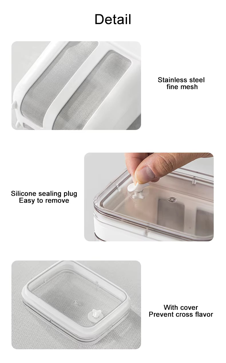 Greek Yogurt Strainer - Stainless Steel Whey Separation & Kitchen Strainer by Metka