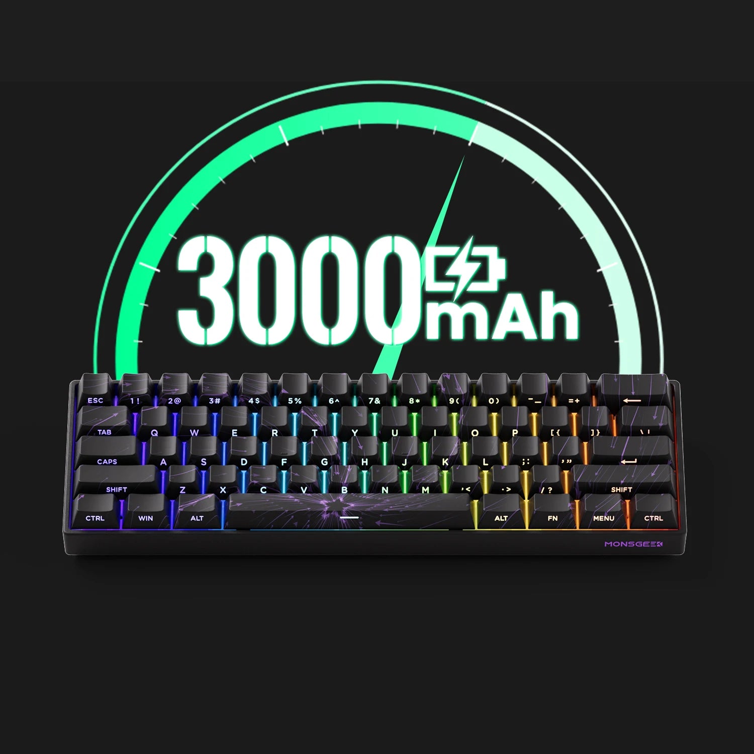 Pro-Level Precision: AKKO x MONSGEEK FUN60 PRO & MAX Wireless 60% Mechanical Keyboard with Magnetic Switches & Customizable RGB