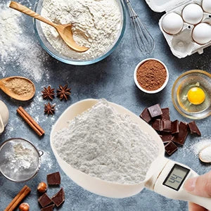 Digital Pet Food Measuring Scoop – Electronic Spoon Scale with LED Display | Precise Food Portion Control for Dogs & Cats