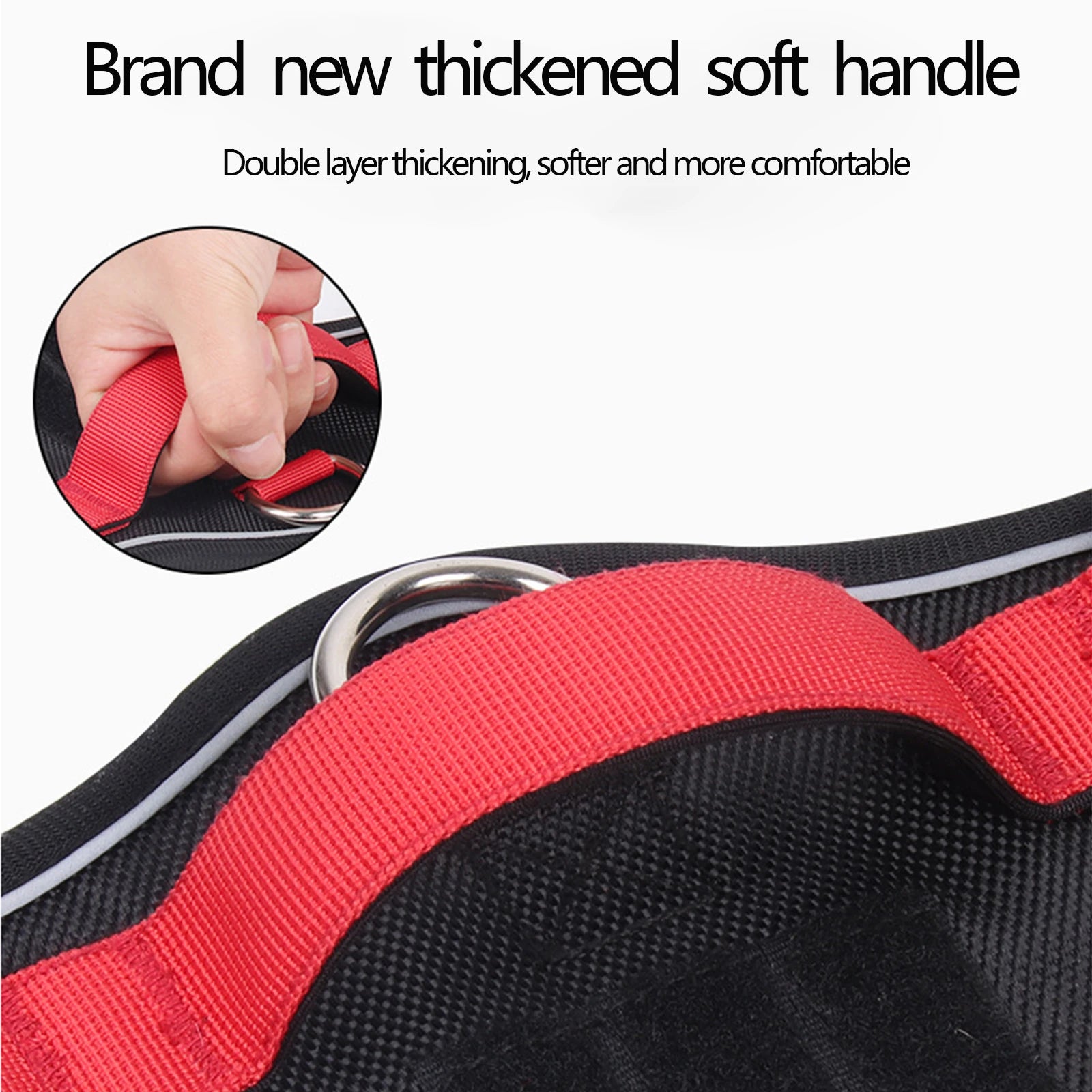 Reflective No-Pull Harness | Adjustable Tactical Vest for Medium & Large Dogs - Durable 1680D Oxford Waterproof Design