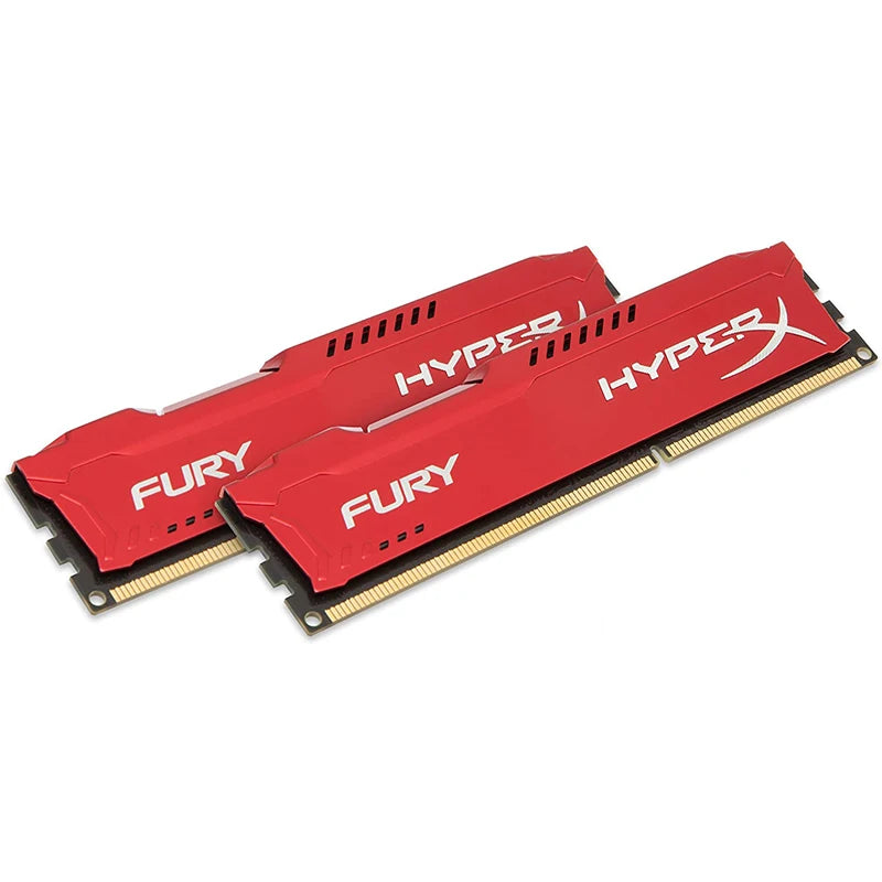 Fury x Hyper DDR3 Desktop RAM Kit — 8GB (2×4GB) / 16GB (2×8GB) | 1333/1600/1866MHz | 240-Pin DIMM