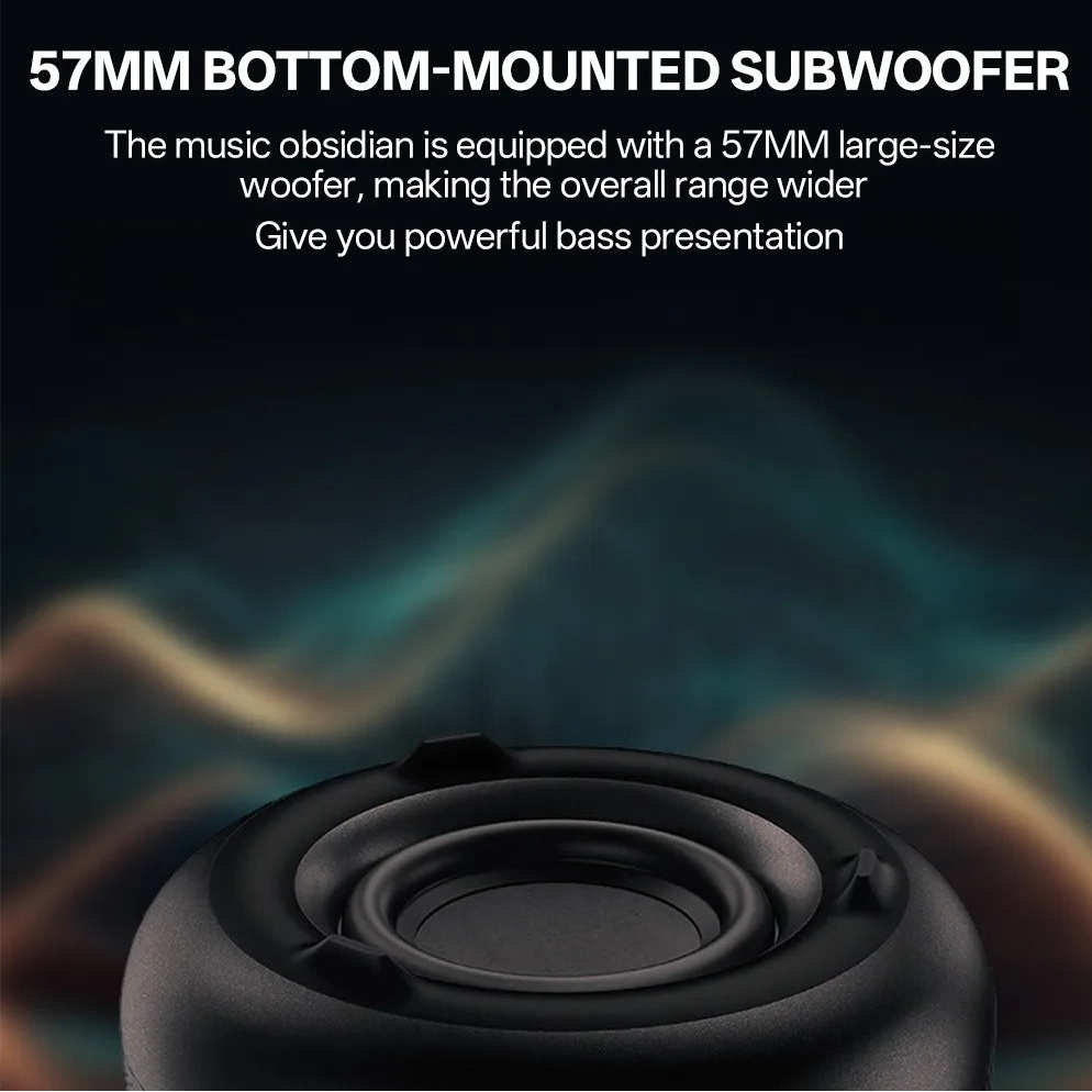 Glaze 5 Bluetooth Speaker with Subwoofer & Ambient Breathing Lamp