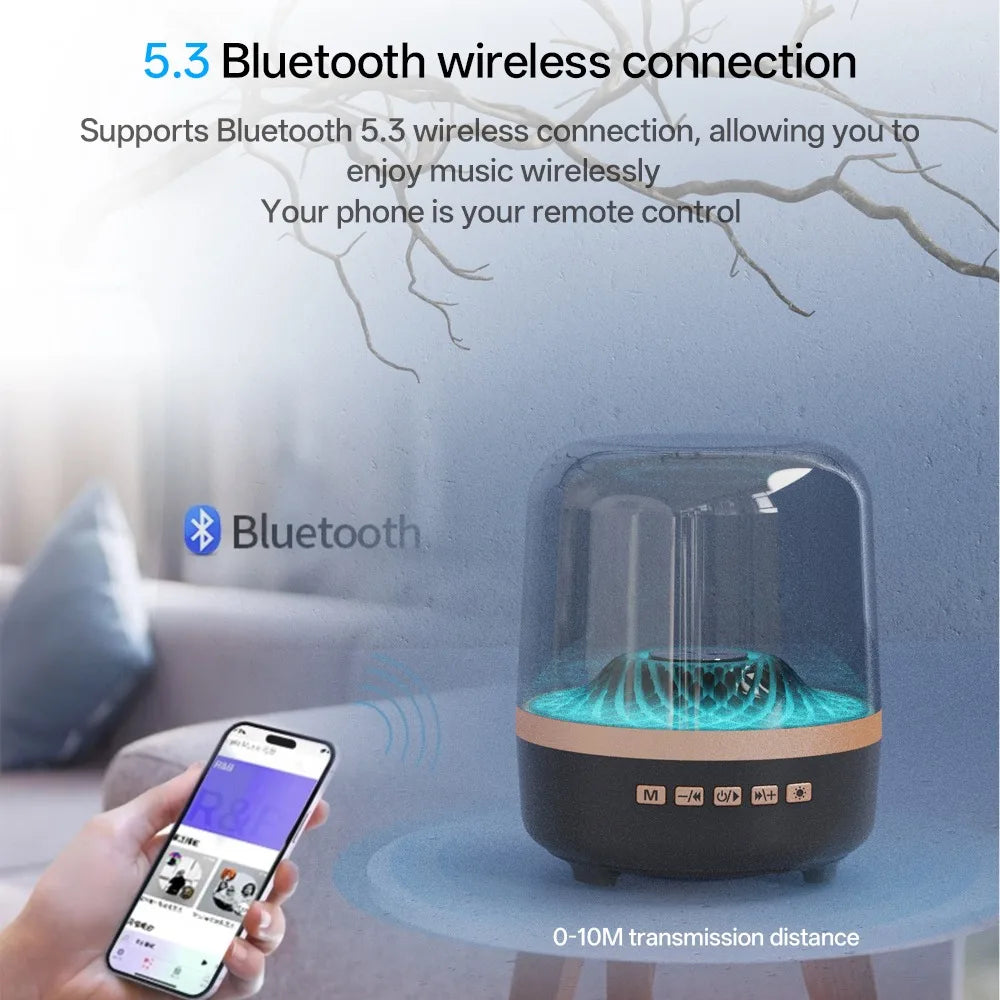 Glaze 5 Bluetooth Speaker with Subwoofer & Ambient Breathing Lamp