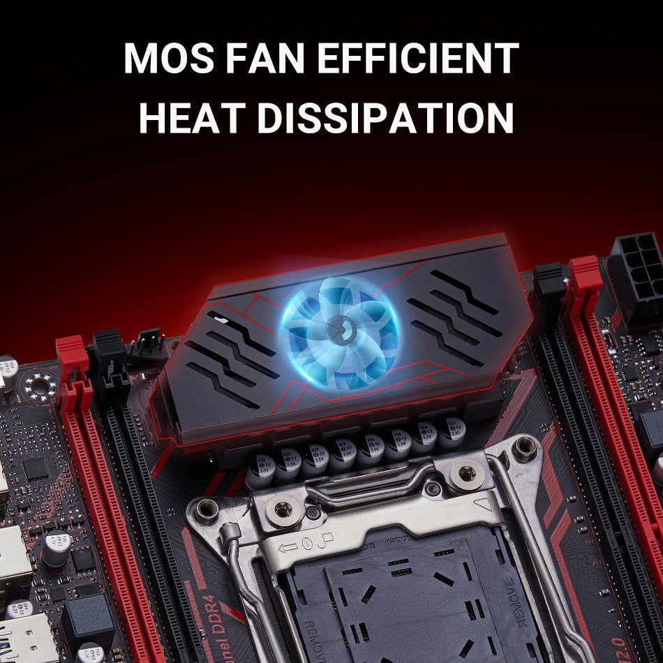 X99 Motherboard | LGA 2011-3 C612 Chipset | DDR4 | NVMe & NGFF M.2 | TPM 2.0 | 4-Channel Memory | USB3.0 & SATA3.0