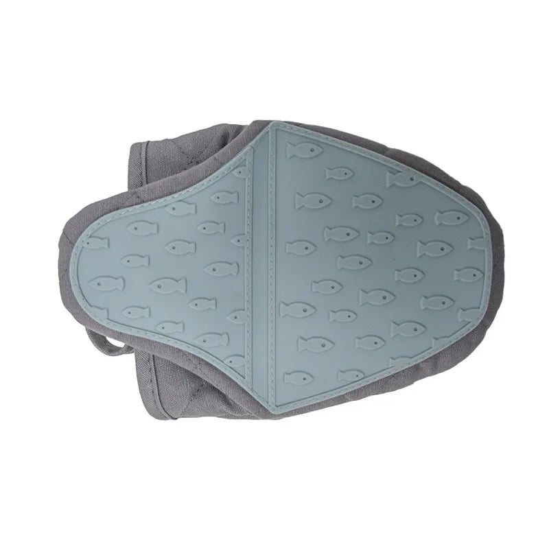 1PCS Fish Shaped Silicone Oven Glove - Anti Scald Kitchen Heat-Resistant Dish & Potholder