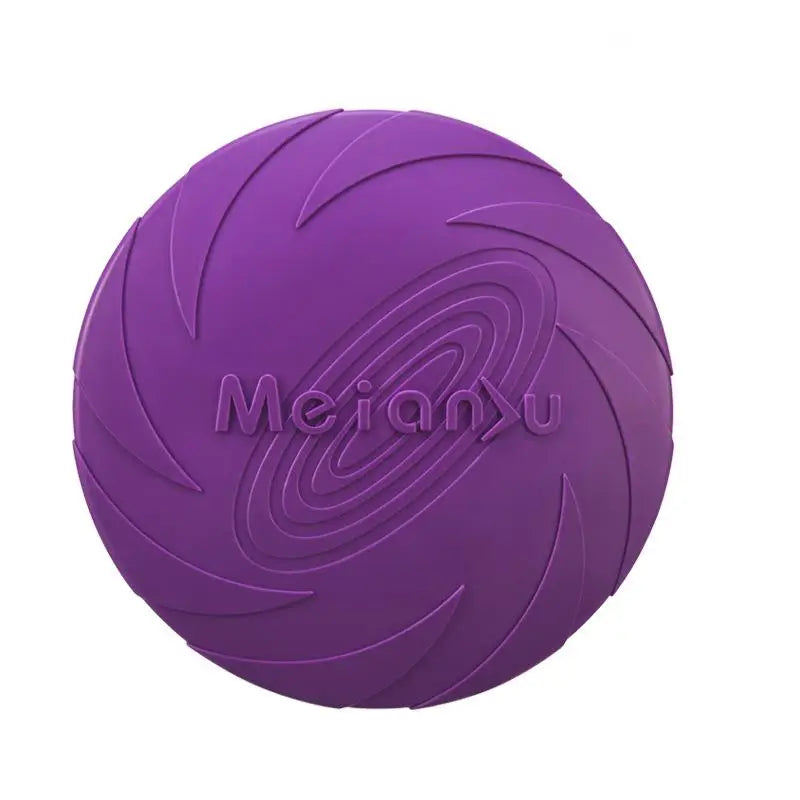 Durable Flying Disc Dog Toy - Bite-Resistant Frisbee for Outdoor Play & Puppy Training | Soft, Safe & Interactive