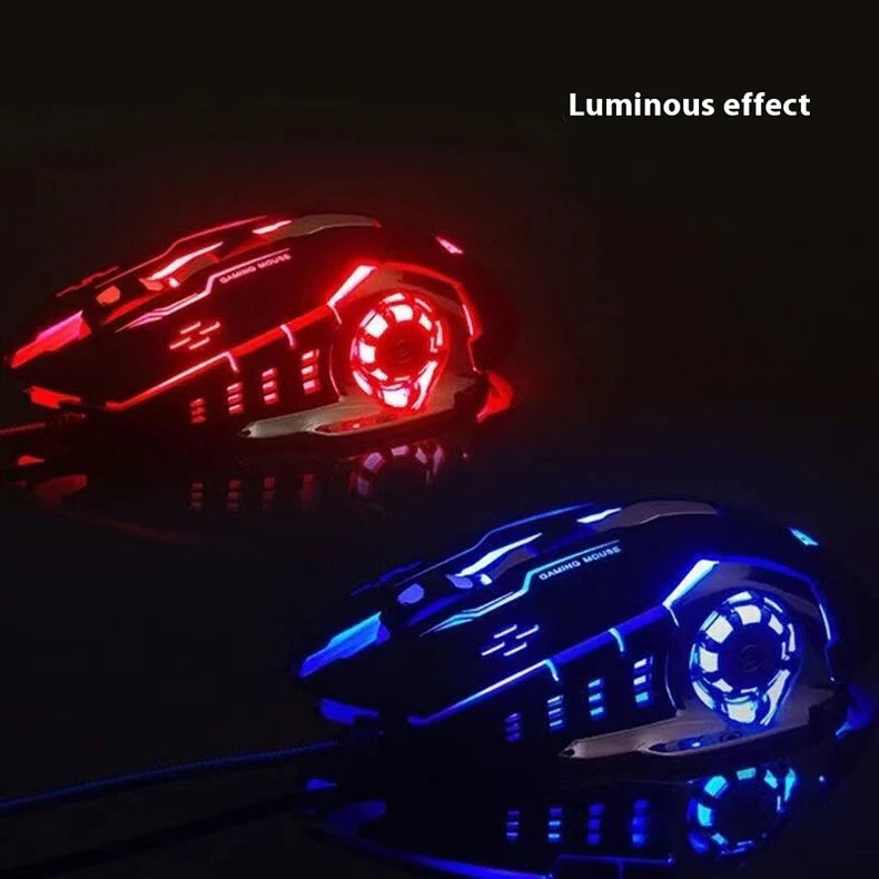 OBAME Rechargeable Wireless Gaming Mouse | Silent Bluetooth RGB Mouse with USB Receiver