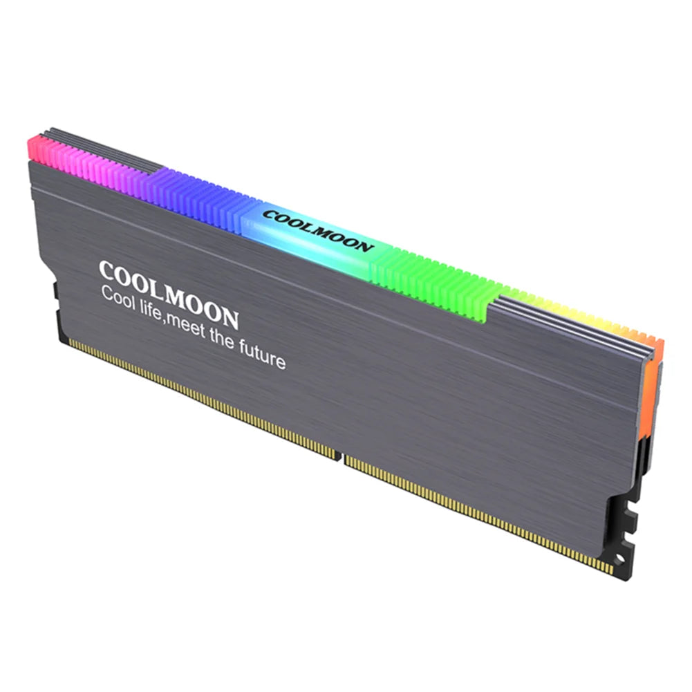 ARGB RAM Heatsink Cooler | 5V Sync Aluminum Memory Cooler (DDR3/DDR4/DDR5)