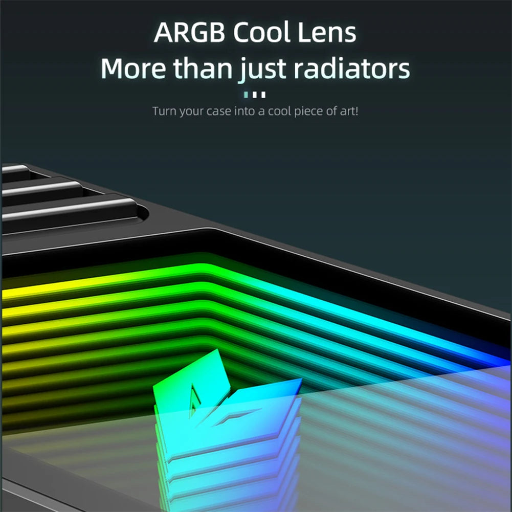 M.2 NVMe SSD Cooler — Aluminum ARGB Heatsink with Mini Fan (2280)