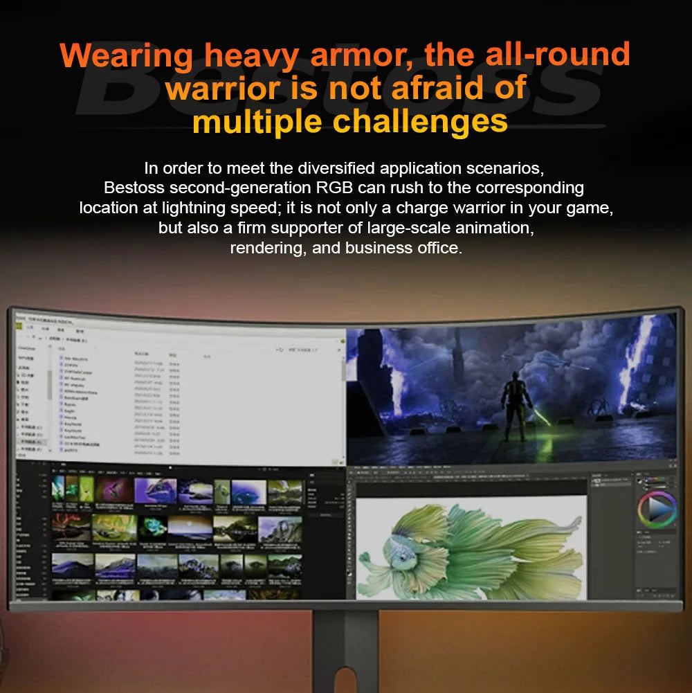 Bestoss RGB DDR4 Desktop RAM — 8GB / 16GB / 32GB Kit (2×16GB) | 3200MHz | 288-Pin DIMM