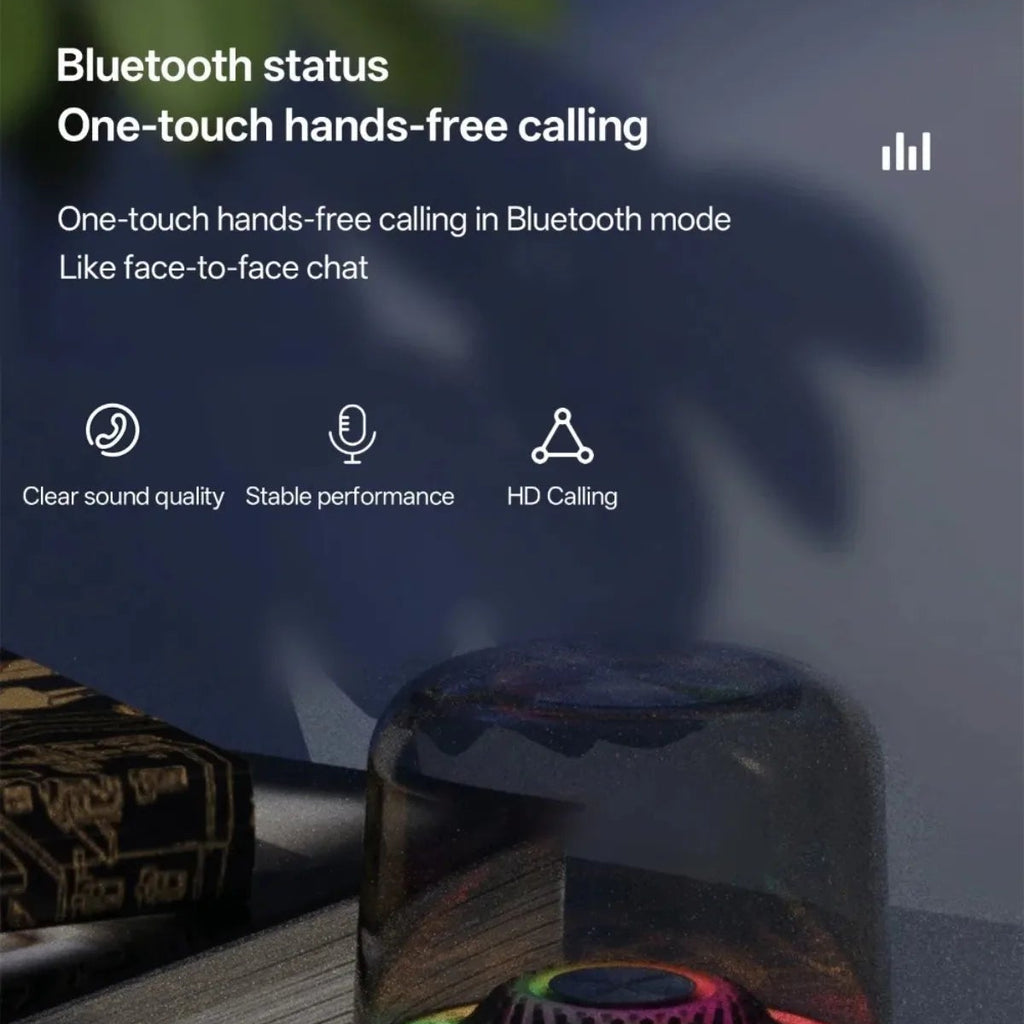 Glaze 5 Bluetooth Speaker with Subwoofer & Ambient Breathing Lamp