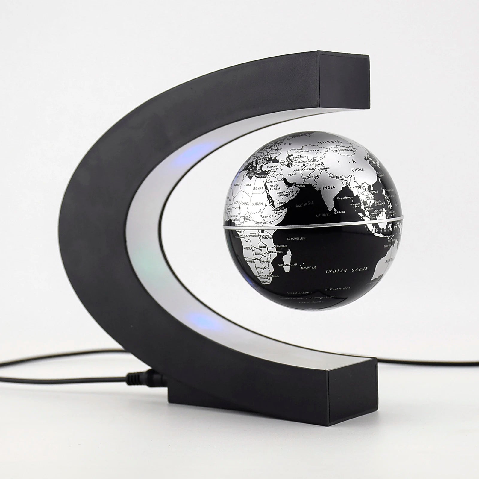 Magnetic Floating Levitating Globe Lamp | LED Anti-Gravity World Map Desk Decor | Unique Gift for Home & office