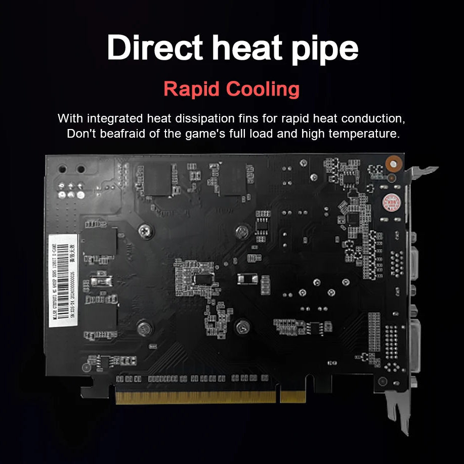 MLLSE GTX 750Ti 4GB GDDR5 Graphics Card | 128-Bit | HDMI DVI VGA | PCI-E 3.0 Gaming GPU