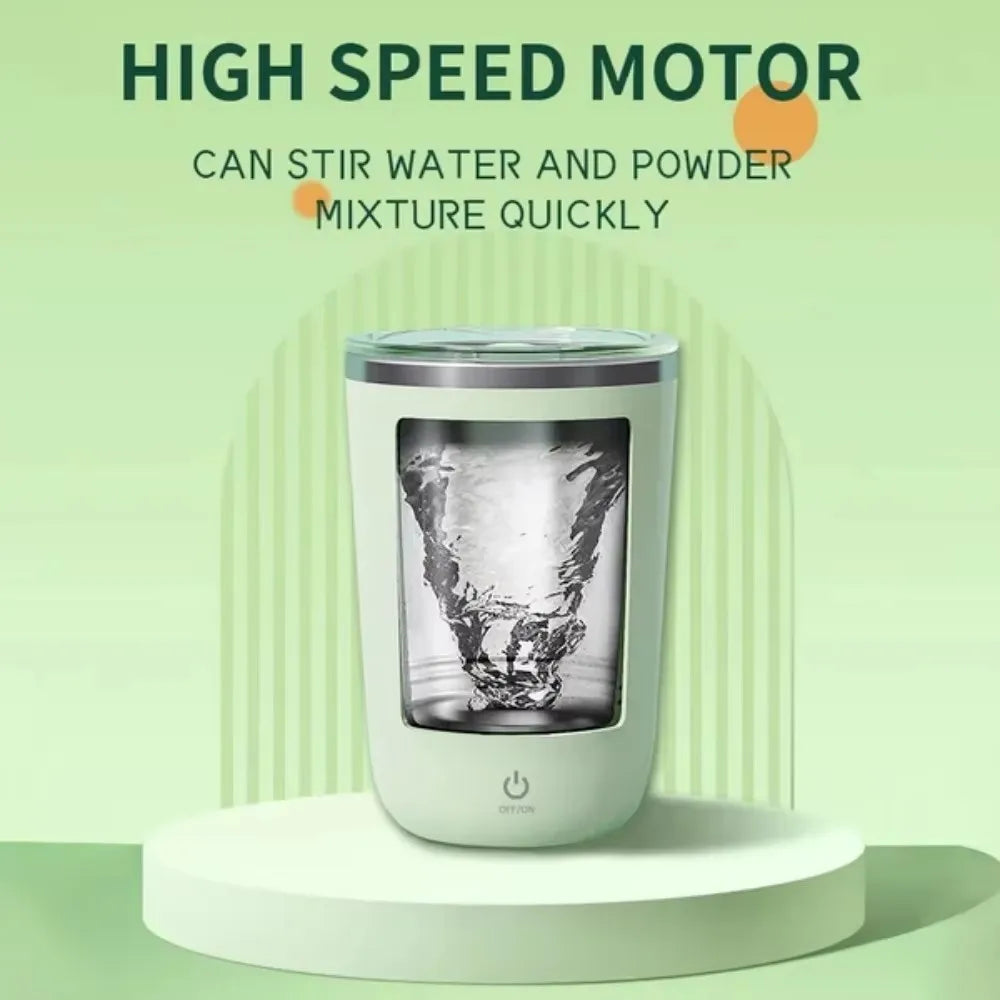Automatic Self-Stirring Magnetic Mug - Stainless Steel Coffee & Milk Mixing Cup With USB Portable