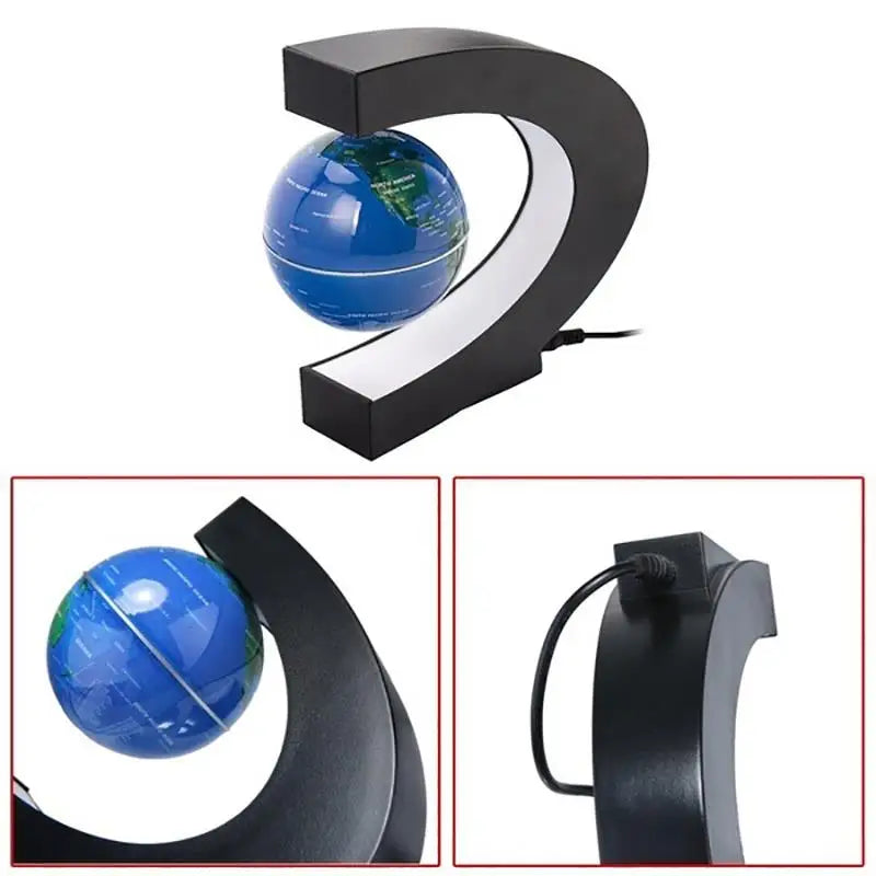 Magnetic Floating Levitating Globe Lamp | LED Anti-Gravity World Map Desk Decor | Unique Gift for Home & office