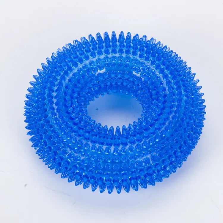 Indestructible Dog Teether & Training Toy – TPR Molar Chew for Large Dogs | GWJ16