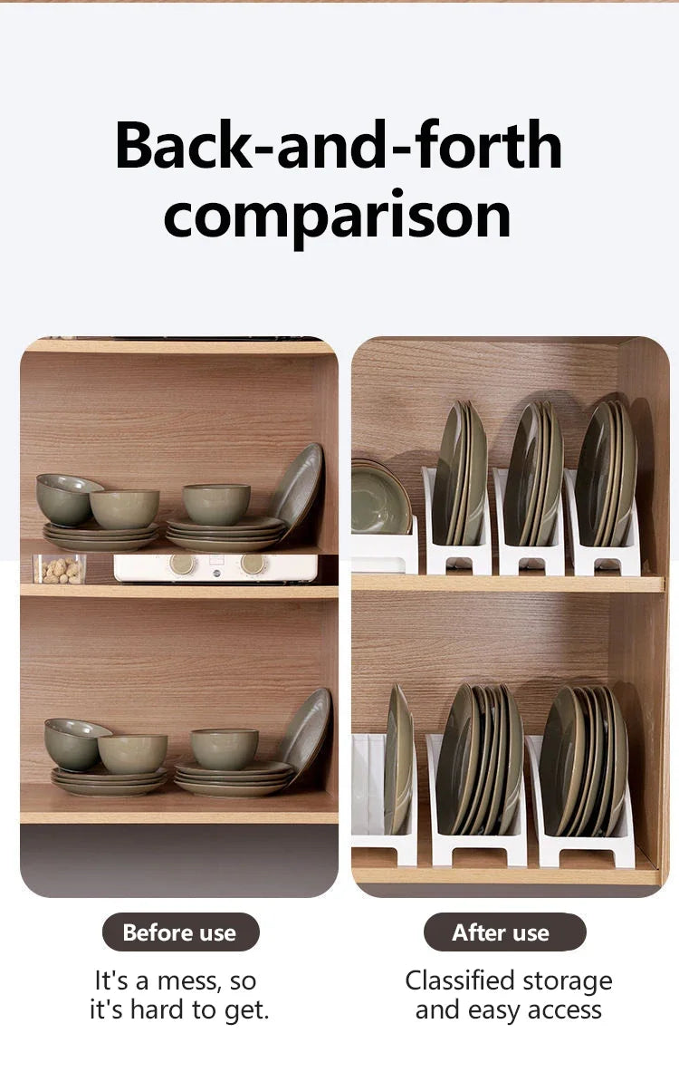 Adjustable Space-Saving Kitchen Rack | Multifunctional Dish & Bowl Organizer for Sink or Countertop