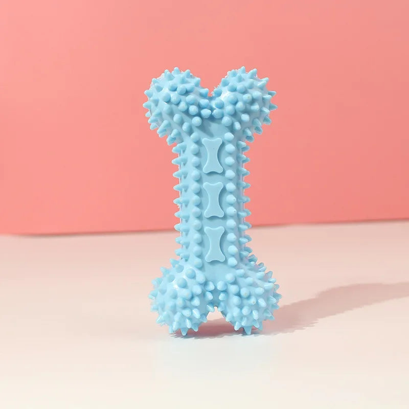 Durable Dog Chew Toy for Small Dogs | Indestructible Teeth Cleaning & Training Toy – Tough Rubber Pet Supply