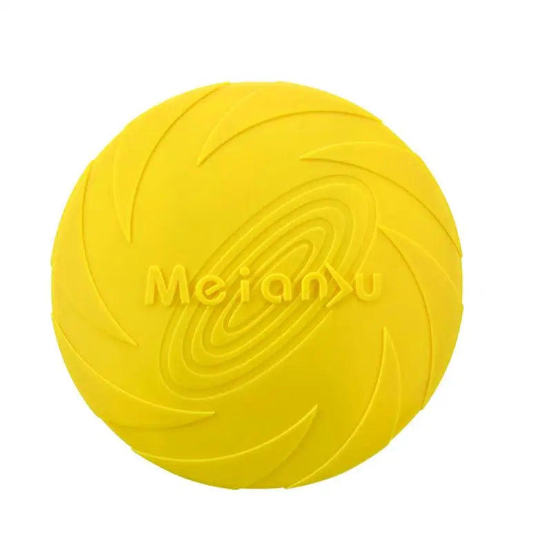 Durable Flying Disc Dog Toy - Bite-Resistant Frisbee for Outdoor Play & Puppy Training | Soft, Safe & Interactive