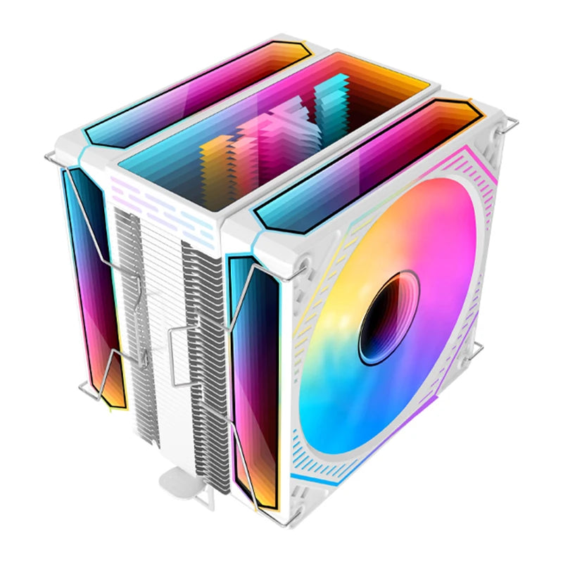 MetalFish FR600 Infinity Mirror ARGB CPU Air Cooler | 6 Heat Pipes | 153mm Tower | 120mm PWM Fan
