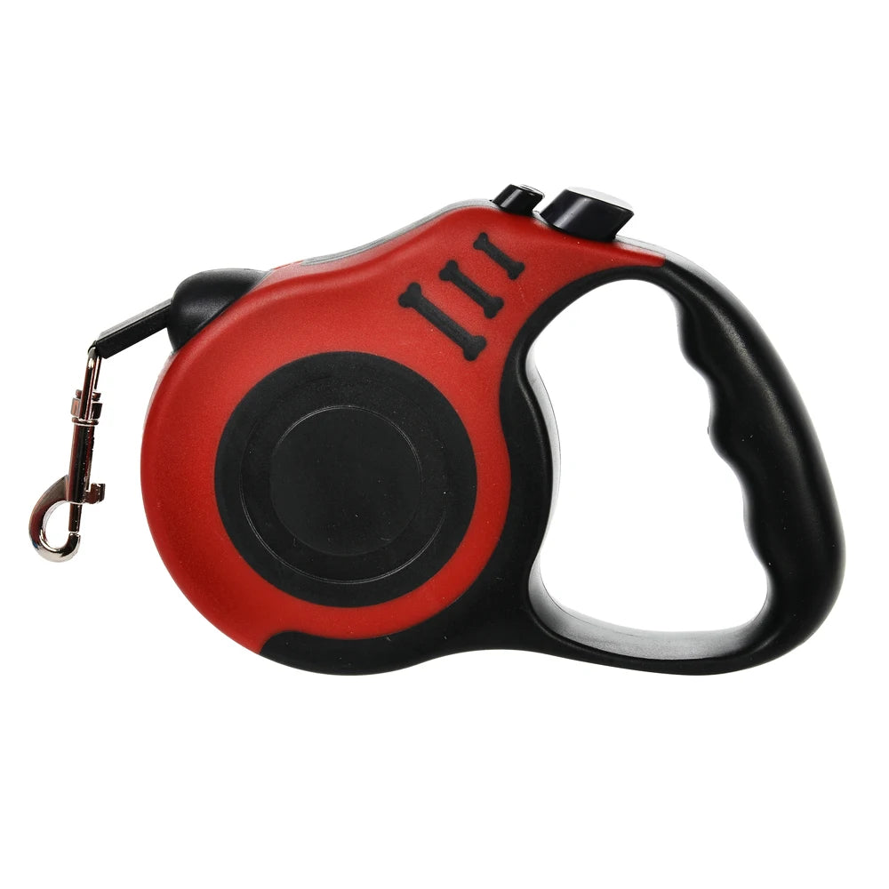 Automatic Retractable Dog Leash – 3M & 5M Strong Nylon Lead for Dogs & Cats | Durable One-Hand Brake & Lock System