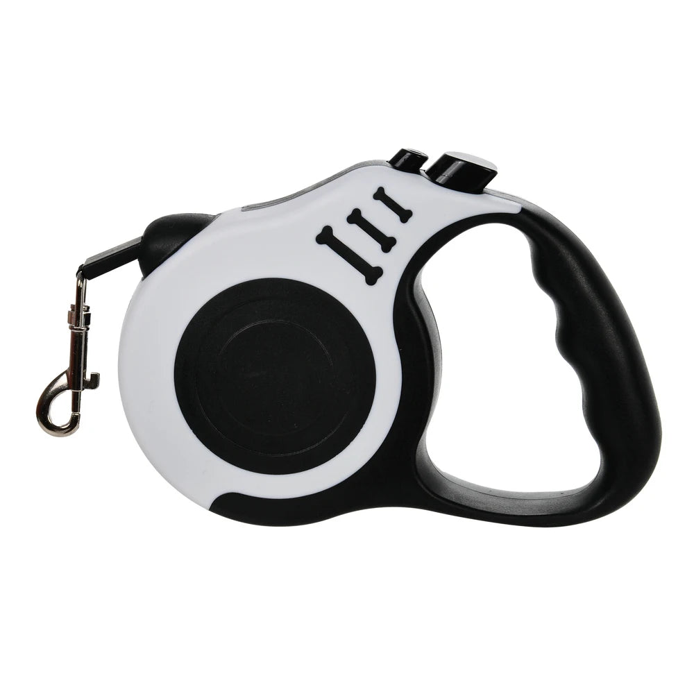 Automatic Retractable Dog Leash – 3M & 5M Strong Nylon Lead for Dogs & Cats | Durable One-Hand Brake & Lock System
