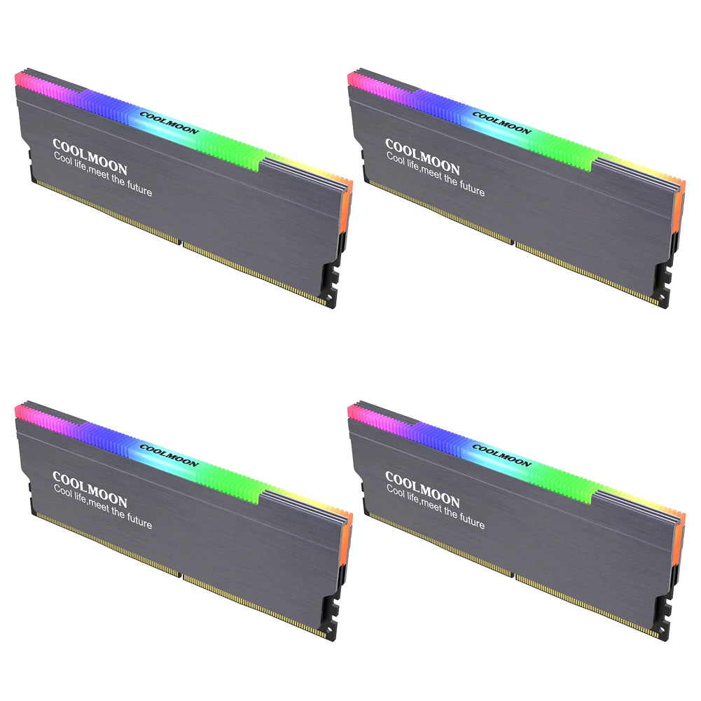 ARGB RAM Heatsink Cooler | 5V Sync Aluminum Memory Cooler (DDR3/DDR4/DDR5)