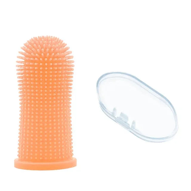 Keep Your Pup's Smile Bright - Super Soft Pet Finger Toothbrush